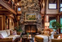 How to decorate rustic living room