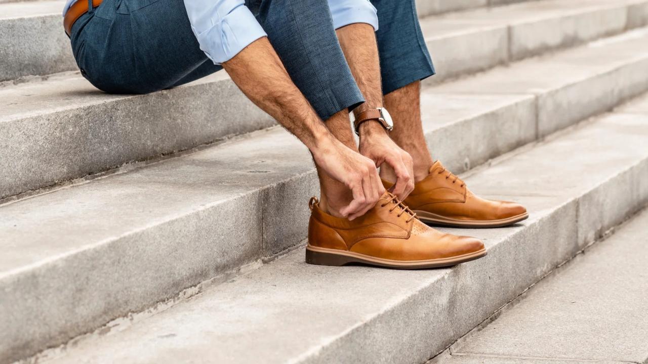 Mens tan dress shoes