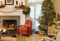 How to christmas decorate a small living room