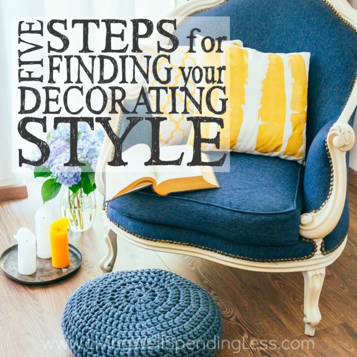 How to learn your decorating style