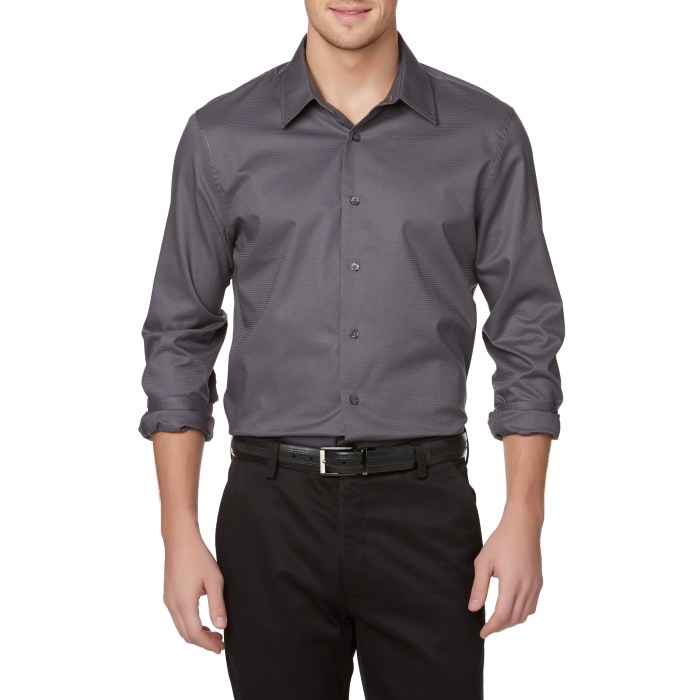 Structure men's slim fit dress shirt