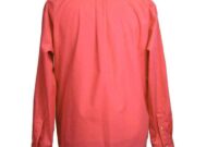 Mens coral dress shirt