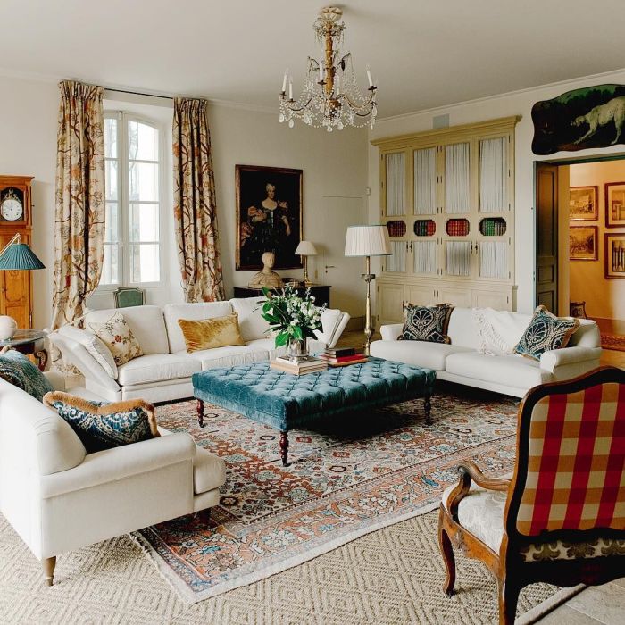 How to decorate french country living room