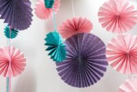 How to decorate a room with paper craft