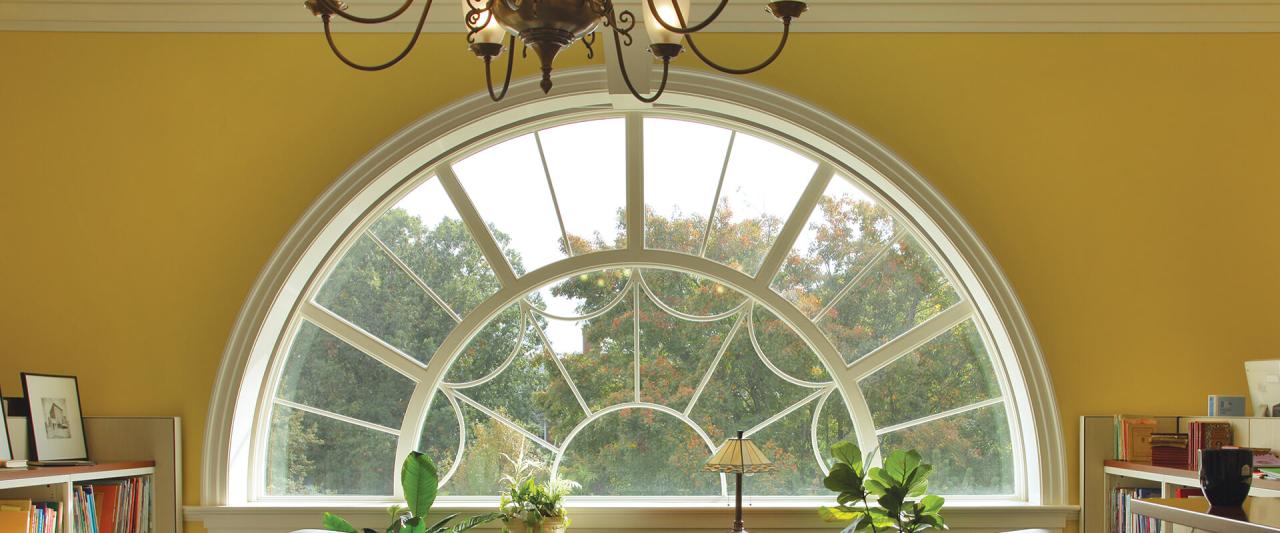 How to decorate a arch window