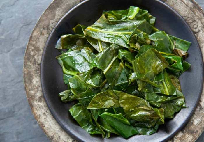 How to cook collard greens vegetarian style