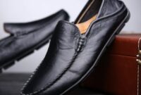 Soft leather dress shoes men