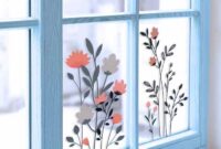 How to decorate glass windows