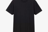 Mens black dress t shirt