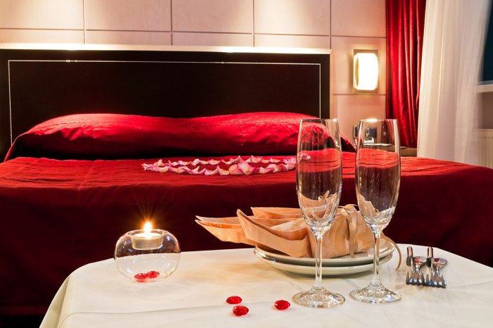 Do hotels decorate rooms for valentine's day