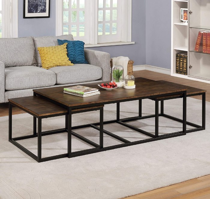 How to decorate living room end tables