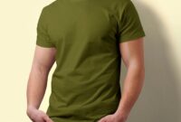 Olive green dress shirt men's