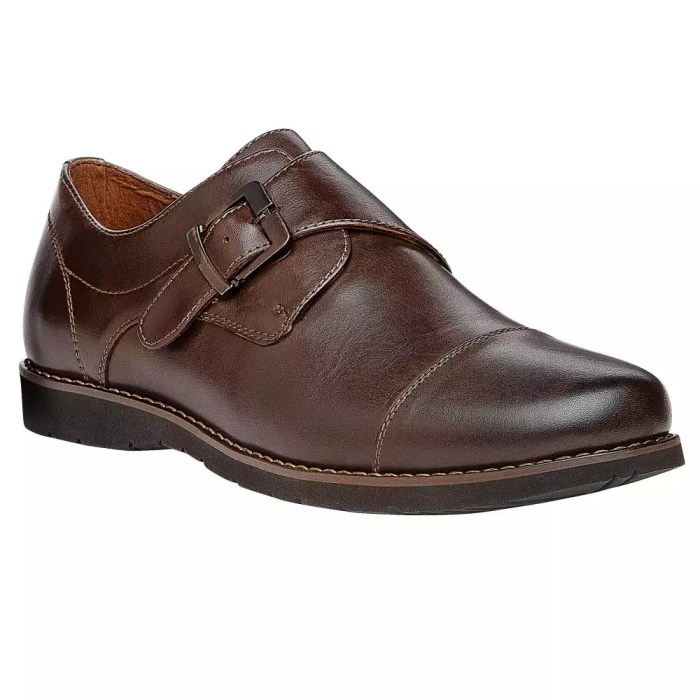 Mens orthotic dress shoe