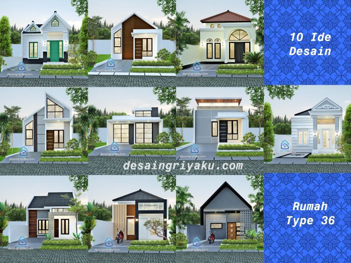 Desain terbaik rumah type 36 60