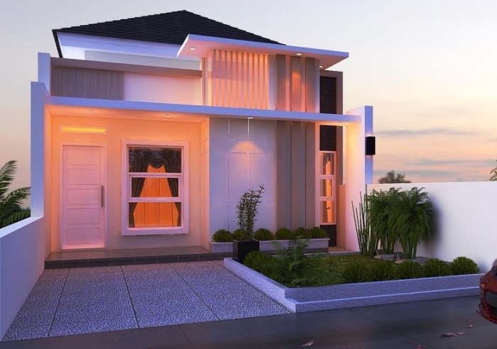 Desain unik rumah minimalis type 36